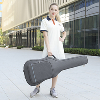 Sac de concert de guitare électrique OEM logo personnalisé rembourré de mousse étanche double bretelles étui de guitare électrique