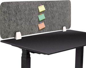 40 * 12in PET Écran de confidentialité acoustique Partition insonorisant Panneau de séparation de table de bureau acoustique Diminution du bruit - Product Image 2