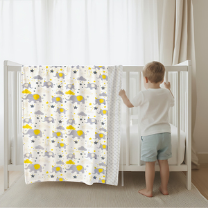 Couverture Bébé Sensorielle Minky à Pois, Vente en Gros, Personnalisée, Douce en Polaire Gaufrée Double Face, Couverture d'Emmaillotage pour Tout-Petits, Certifiée CPC OEKO-TEX, Direct Usine - Product Image 5