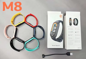 Precio barato <span class=keywords><strong>M8</strong></span> Smart <span class=keywords><strong>Band</strong></span> Pantalla totalmente táctil Fitness Tracker Ritmo cardíaco Monitoreo de la presión arterial Smartwatch Smartband <span class=keywords><strong>M8</strong></span> M7 M6 - Product Image 6