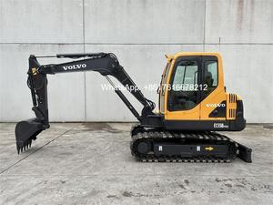 Excavatrice Volvo EC55 d'occasion de 5 tonnes, vente à bas prix, excavatrice sur chenilles hydraulique multifonctionnelle Volvo EC55D EC55B - Product Image 3