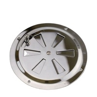Couvre-drain Foyo, aérateur papillon, bouton central rond, couvre-aérateur à persiennes pour bateau