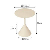 Meubles de salon Table d'appoint basse ronde Tables d'appoint noires Petite table basse Lot de 2
