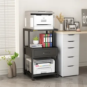 Estante de almacenamiento para horno microondas, estante para oficina, impresora, muebles de cocina, YQ FOREVER