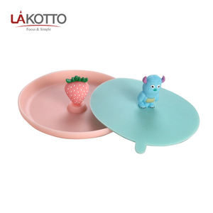 De silicona a prueba de fugas tapa de <span class=keywords><strong>la</strong></span> taza resistente al calor reutilizable cubierta sellada accesorios de cocina té taza de succión sello tapa de <span class=keywords><strong>la</strong></span> taza - Product Image 3