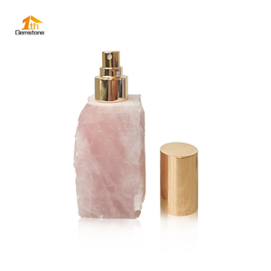 Sang trọng trang trí nội thất tinh thể màu trắng đá quý Dispenser phun chai nước hoa - Product Image 2