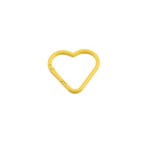 Mosquetón Metálico en Forma de Corazón Colorido de 44 mm, Accesorios Portátiles para Joyería DIY, para Bolsos, Llaveros y Ganchos para Mascotas - Product Image 5