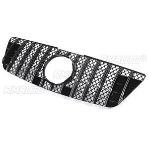 กระจังหน้ารถยนต์สำหรับ Mercedes Benz ML Class W164 X164 GT Grille ปี 2005-2011 รุ่น ML300 ML320 ML350 ML400 ML500 ML430 ไม่มีตราสัญลักษณ์ - Product Image 4