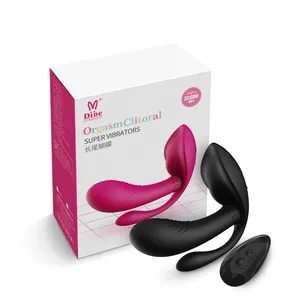 Penjualan terlaris otomatis klito vagina & anal senang pada waktu yang sama wanita dapat dipakai vibrator mainan seksi senang mainan seks untuk pasangan