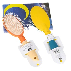 หวีลมแบบมีเบาะ แปรงผมไนลอน ขนาดใหญ่ สีผสม ใช้ในบ้าน วัสดุพลาสติก - Product Image 5