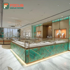 Vitrine à bijoux de luxe minimaliste avec panneau en verre trempé pour boutique - Product Image 4