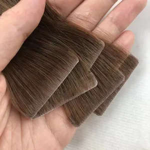 Chất lượng cao liền mạch Trinh PU tiêm Băng 100% phần mở rộng tóc con người mỗi capelli biadesive Băng vô hình trong phần mở rộng