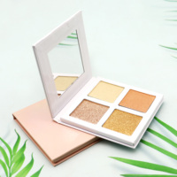 Palette Unique Vegan Sans Cruauté Palette Bronzer Contouring Cheek Hot 4 Color Pink Face Makeup Private Label Blush Palette