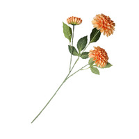 Fleurs de dahlia artificielles roses pour décorations de mariage-Utilisation intérieure/extérieure artisanale écologique et polyvalente pour Thanksgiving