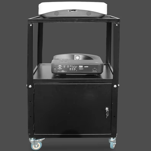 Double Layered Mobile Cart with Lock Strong Load-bearing Capacity for <strong>Computer</strong> Workbench Engineering Projector <strong>Bracket</strong> - Product Image 1
