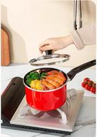 Set Panci Presto Multi Cooker Aluminium Peralatan Dapur Set Panci Saus Panci Anti Lengket Casserole Dengan Tutup Peralatan Masak Marmer