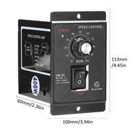 Contrôleur de vitesse 400 W, courant alternatif, monophasé, moteur asynchrone, régulation électronique de vitesse progressive, contrôleur de vitesses