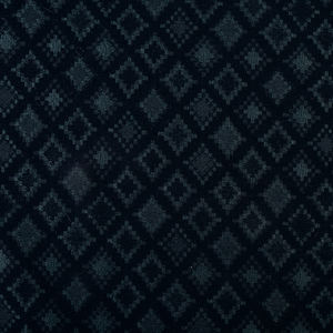 奈斯新款时尚深黑绿钻石几何图案厚亚克力涤纶锦缎提花面料睡衣婚纱 - Product Image 1