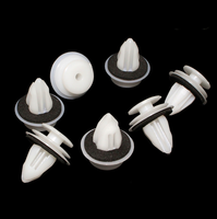 Nouveaux clips de fixation pour panneaux de porte en nylon blanc, joints d'étanchéité, rivets en plastique pour garnitures intérieures automobiles, universels, antichoc pour panneaux de voiture