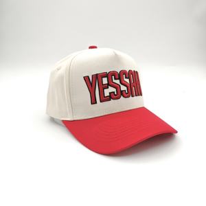 Casquette de baseball unisexe 5 panneaux en Oxford à pois avec logo brodé personnalisé de haute qualité et design structuré en maille respirante découpée au laser - Product Image 3