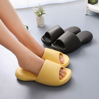 Sandales d'été en toile antidérapantes épaisses pour hommes, chaussures de salle de bain légères et antidérapantes, rembourrage en gros pour usage domestique