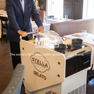 เครื่องทำไอศกรีมแบบเคลื่อนที่ ใช้แบตเตอรี่ 2 รสชาติ ได้รับมาตรฐาน NSF CE รถเข็นไอศกรีมเคลื่อนที่ ใช้ได้กับผลไม้ นม น้ำ ถั่ว ทำจากสแตนเลส - Product Image 6