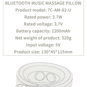 Nuevo Dispositivo de Masaje Cervical con Bluetooth para el Hogar y el Automóvil, Portátil, Inteligente - Product Image 5