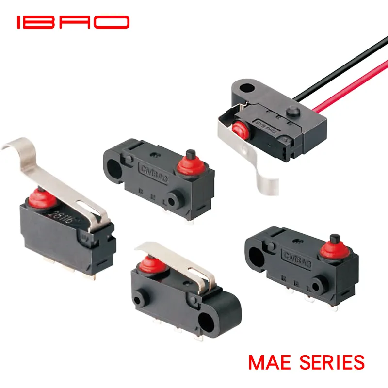 IBAO MAE Series Sealed Low Voltage Heat Resisting Micro Switch Enec T85 3a Dpdt Switch Parts 6 Months Under Effective Storage CE