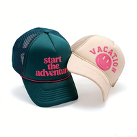 Gorra Trucker de Malla Transpirable con Frente de Espuma Personalizado, Gorras Snapback con Logotipo Bordado, Gorras de Playa de Verano, Venta al por Mayor