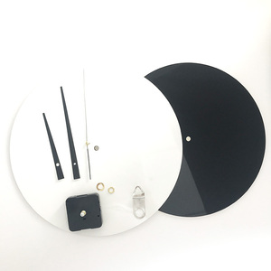 Đồng Hồ Trắng Bóng Thăng Hoa Truyền Nhiệt DIY Thiết Kế In Ấn Đồng Hồ Khung MDF Trống Đồng Hồ Treo Tường Kỹ Thuật Số - Product Image 2