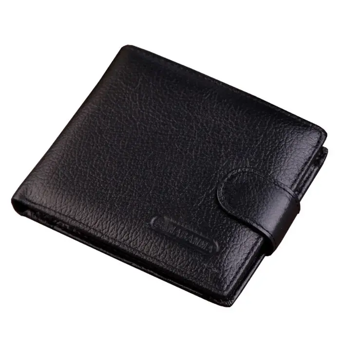 men Card Holder Money Clip Short wallet Coin Purse Wallets men genuine leather wallets
