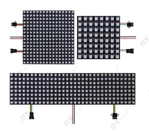 แผงไฟ <span class=keywords><strong>LED</strong></span> RGB แบบ Ws2812b Dc5v แผงไฟ <span class=keywords><strong>LED</strong></span> ดิจิตอลแบบยืดหยุ่นสามารถระบุที่อยู่ได้8x8 16x8x32โมดูลเมทริกซ์แผ่นไฟ <span class=keywords><strong>LED</strong></span> อัจฉริยะ - Product Image 4