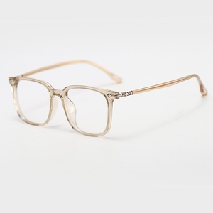 Lunettes de lecture carrées TR90 pour hommes et femmes, anti-lumière bleue, avec logo personnalisé, monture de lunettes - Product Image 4