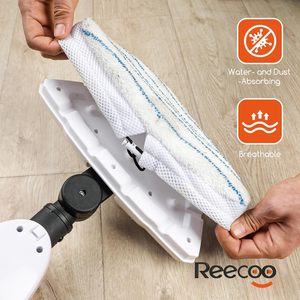 Mopa con Accesorios, Calentamiento Rápido en 20s, Vaporizador de Pisos Ligero para Cocina, Sala de Estar, Pisos de Madera, Azulejos, Alfombras, Limpieza del Hogar - Product Image 5