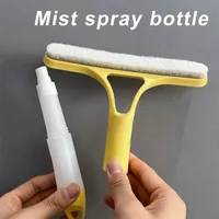 Limpiacristales 3 en 1 Multifunción con Pulverizador, Limpiador de Vidrios y Espejos con Botella de Spray, Microfibra y Herramientas de Limpieza para el Hogar y el Automóvil