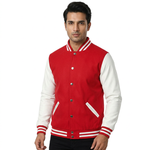 Blouson universitaire en laine à marque privée – Prise en charge OEM/ODM, couleurs, tailles et emballages personnalisés pour les marques mondiales - Product Image 1