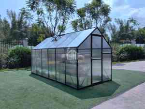 Kit <span class=keywords><strong>de</strong></span> serre en polycarbonate 4MM, assemblage rapide en 3 heures, serre <span class=keywords><strong>de</strong></span> jardin en aluminium DIY pour <span class=keywords><strong>jardinage</strong></span> en arrière-cour et ventes e-commerce - Product Image 2