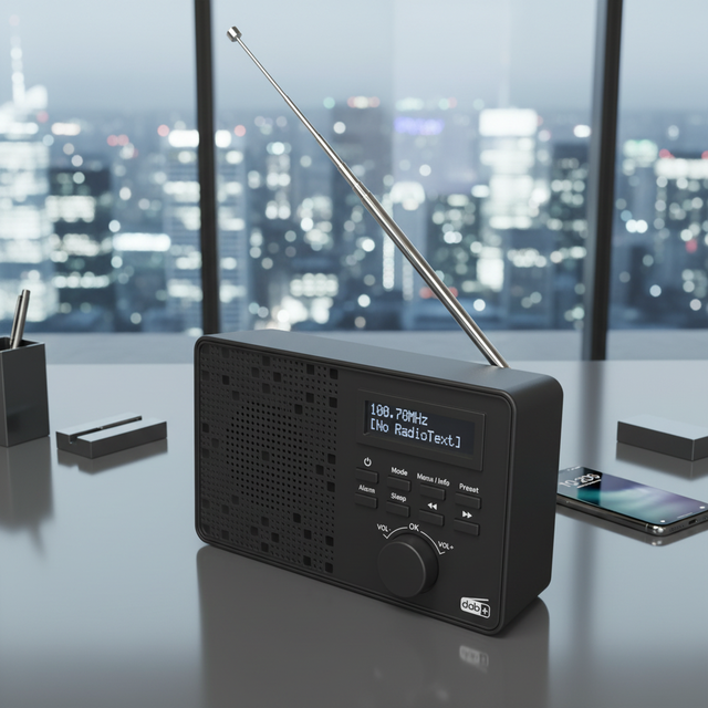 Youtong Portable High Sensitivity DAB/DAB+ FM Radio with LCD Screen Built-in Speaker Battery Powered Recording Function