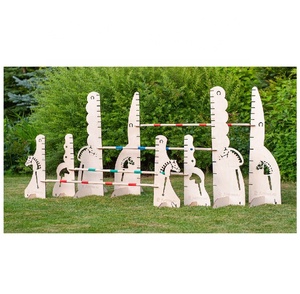 Hobby Horse Obstacle Agilité <span class=keywords><strong>Hobbyhorse</strong></span> Sauts Jardin Saut Activité Haies Barrière Pour Sauter - Product Image 1