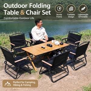 Silla Plegable para Exteriores AeroMara, Silla Portátil Ultraligera de Acero al Carbono para <span class=keywords><strong>Camping</strong></span> <span class=keywords><strong>y</strong></span> Pesca, Muebles para Picnic al Aire Libre - Product Image 4