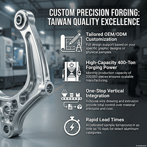 Forja a troquel abierto - Cobre/Acero/Titanio/Acero inoxidable/Aleación de aluminio con tolerancia de precisión de 0.01mm, servicio OEM/ODM para automoción - Product Image 5