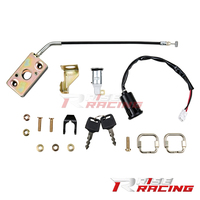 RiseRacing Aluminum Alloy Ignition Switch Lock Kit for Electric Dirt Bike Motorcycle Key Switch Upgrade Parts