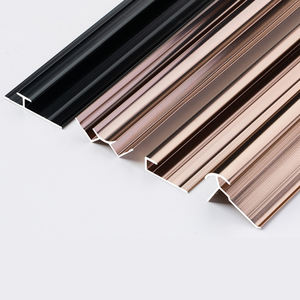 Tira de metal de moldura de pared de aleación de aluminio de diseño moderno al por mayor para paneles de revestimiento de paredes exteriores para apartamentos - Product Image 5