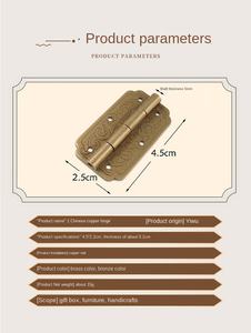 Современные латунные петли для мебели с доводчиком, регулируемые, угол открывания 180 градусов - Product Image 4