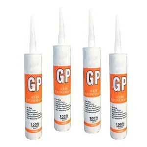 for building decoration adhesive big factory manufacture 300ml white color Silicone Sealant