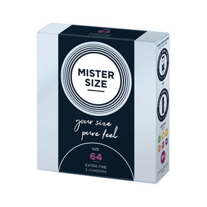 Mister Size Marke 64mm XXL Größe Erstaunliche Einzelne Transparente Männer-Kondome zum Bestpreis - Product Image 2