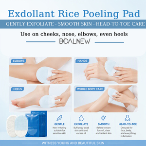 Dischetti Esfolianti OEM con Estratto di Riso AHA, Efficaci per Rimuovere la Pelle Morta, Idratanti, per la Cura del Corpo e dei Pori - Product Image 4