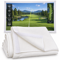 Écran de simulation de golf personnalisé de qualité supérieure, résistant aux impacts, triple couche, maille 3D, insonorisation 4K HD, ignifuge