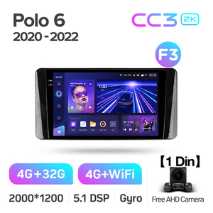 <span class=keywords><strong>TEYES</strong></span>-Reproductor de DVD <span class=keywords><strong>CC3</strong></span> 2K para <span class=keywords><strong>Volkswagen</strong></span> Polo Mk6 VI 6 2020 - 2022 F3, radio de coche de 10 pulgadas con cámara Revere - Product Image 2