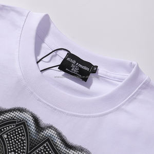 T-Shirt Oversize da <span class=keywords><strong>Uomo</strong></span> in Cotone 100% di Alta Qualità con Stampa Grafica 'Mixed Emotions', Abbigliamento Streetwear - Product Image 4